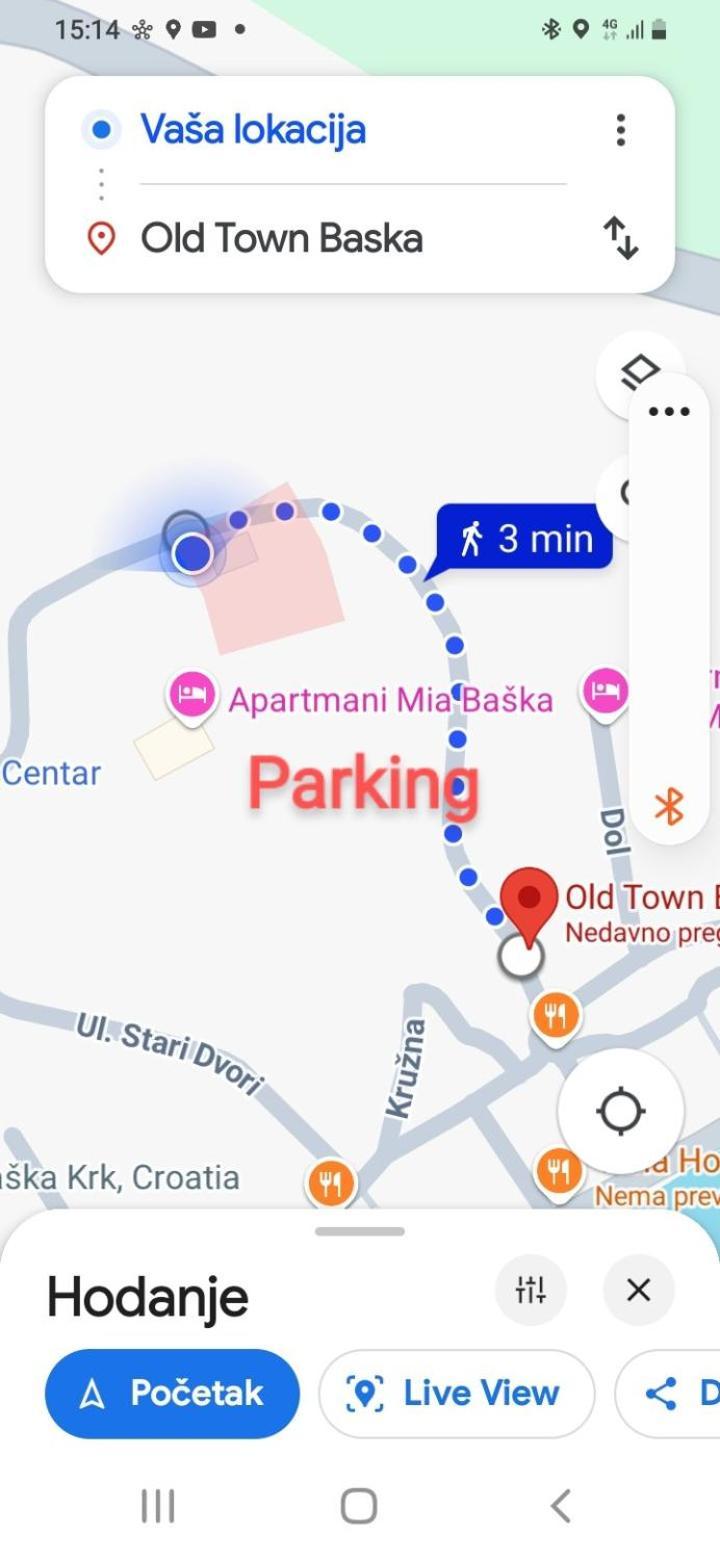 Old Town Lux Apartman Baška Kültér fotó
